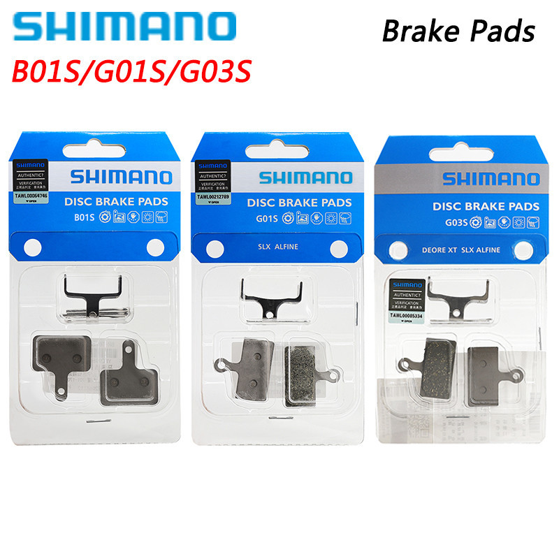Shimano B01S G01S G03S แผ่นผ้าเบรกเรซิ่น สําหรับรถจักรยาน MTB BR-M485 M445 M446 M447 M395 M355 M575 