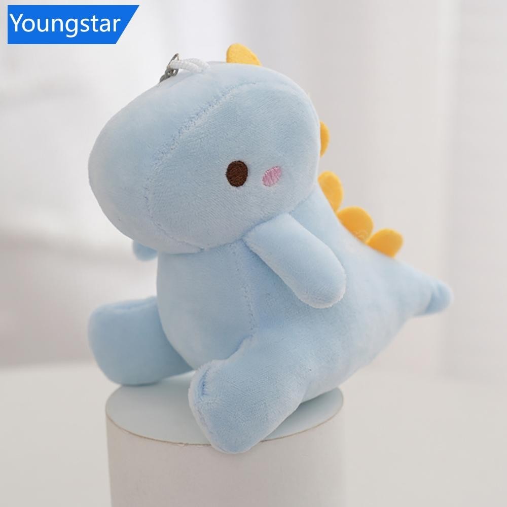 [ForeverYoung] พวงกุญแจ จี้ตุ๊กตาการ์ตูนไดโนเสาร์น่ารัก ผ้ากํามะหยี่ขนนิ่ม ขนาดมินิ ของเล่นสําหรับเด็ก V7Y8