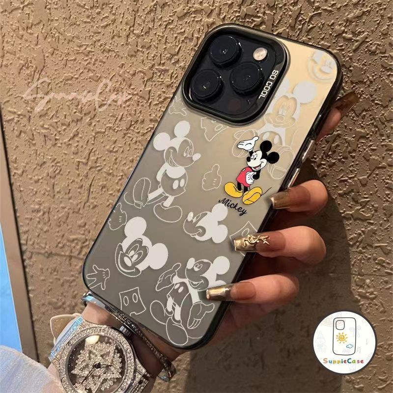 แฟชั่นดูเดิลการ์ตูนน่ารักคู่มิกกี้ คู่การ์ตูน สําหรับiPhone 7Plus 14 11 15 13 12 Pro Max XR 14 7 8 6s 15 6 Plus X XS MAX - รูปที่ 5