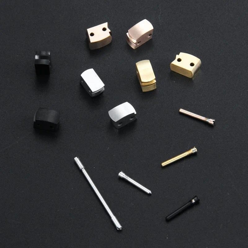 ชุดตัวเชื่อมต่อสายนาฬิกาข้อมือ สเตนเลส สําหรับ AP Royal Oak Offshore Band Connectors for AP 15710 15720 Linker Kit