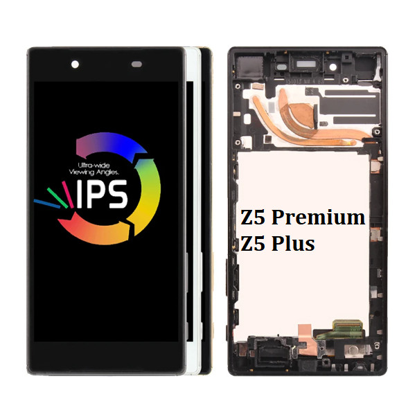 โมดูลหน้าจอสัมผัสดิจิทัล LCD พร้อมกรอบ สําหรับ Sony Xperia Z5 Premium Plus