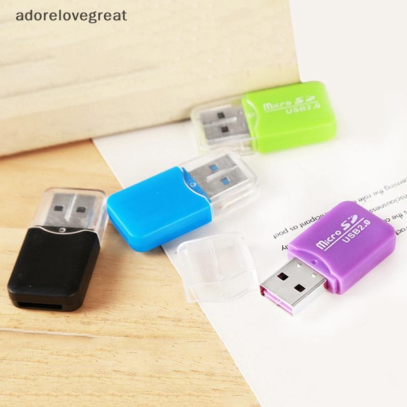 Alt ใหม่ Mini Memory Card Reader USB 2.0 อินเทอร์เฟซ Micro SD TF Flash อะแดปเตอร์แบบพกพาคุณภาพสูงสําหรับแล็ปท็อป SH อะแดปเตอร์แปลงมือถือ DRG