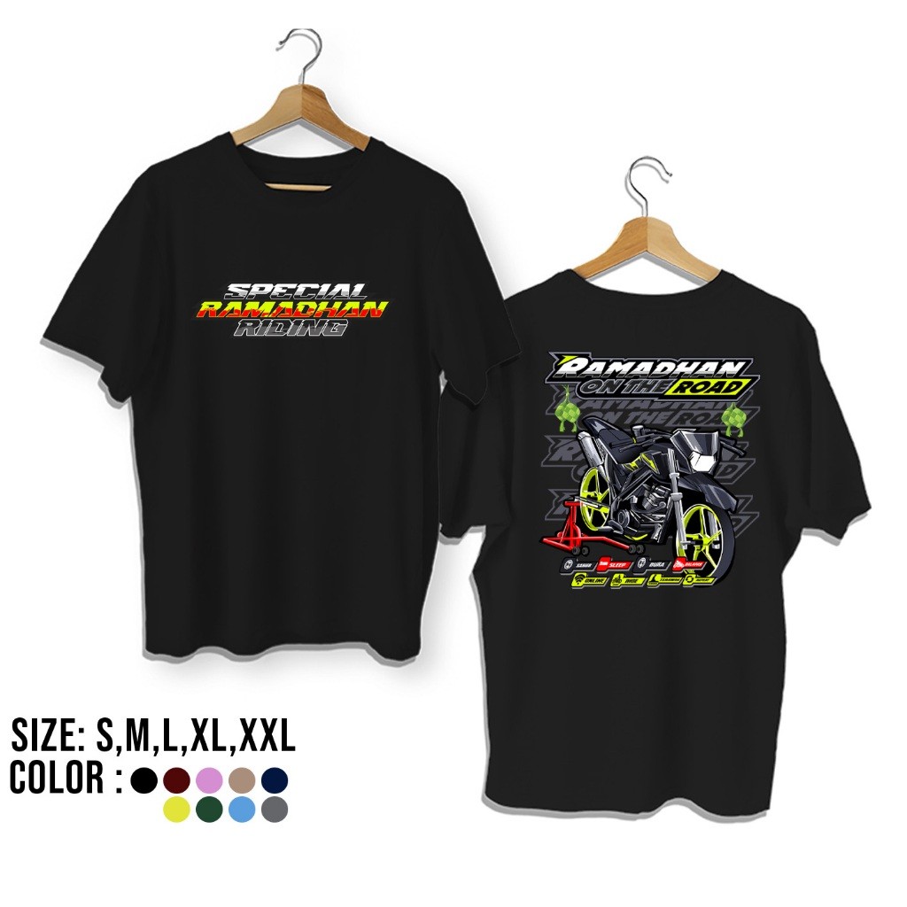 เสื้อยืด RAMADHAN RACE VOL 4 I PREMIUM QUALITY RACING เสื้อยืด I COTTON COMBED 24S I SIZE SML-XL-XXL
