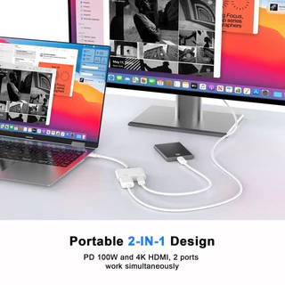 Fonken iOS to HDMI อะแดปเตอร์ AV ดิจิตอลสําหรับ iP 14 13 1080P HDMI Video Audio Sync หน้าจอ Converter to TV/โปรเจคเตอร์