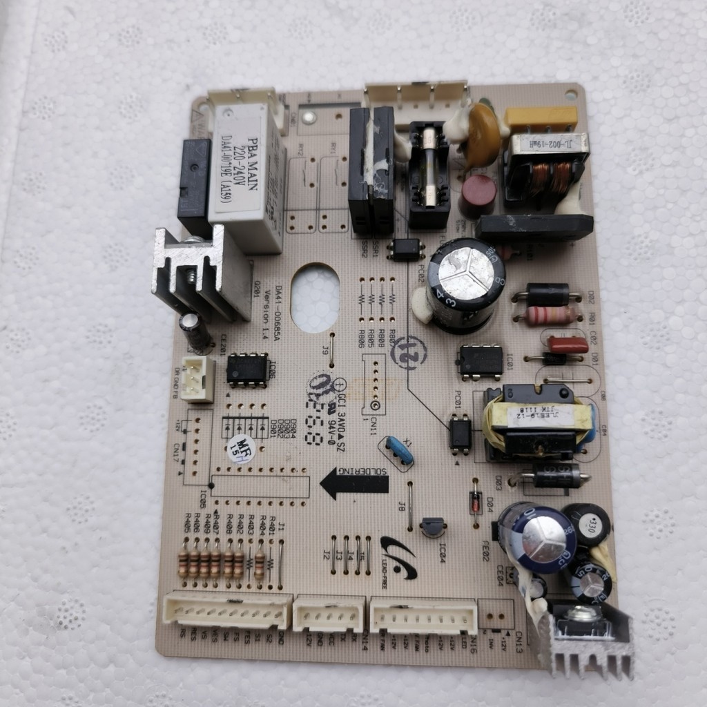 บอร์ดแม่ของตู้เย็น Samsung DA41-00719E แผงควบคุมพลังงาน ชิ้นส่วนตู้เย็น บอร์ดไดรเวอร์