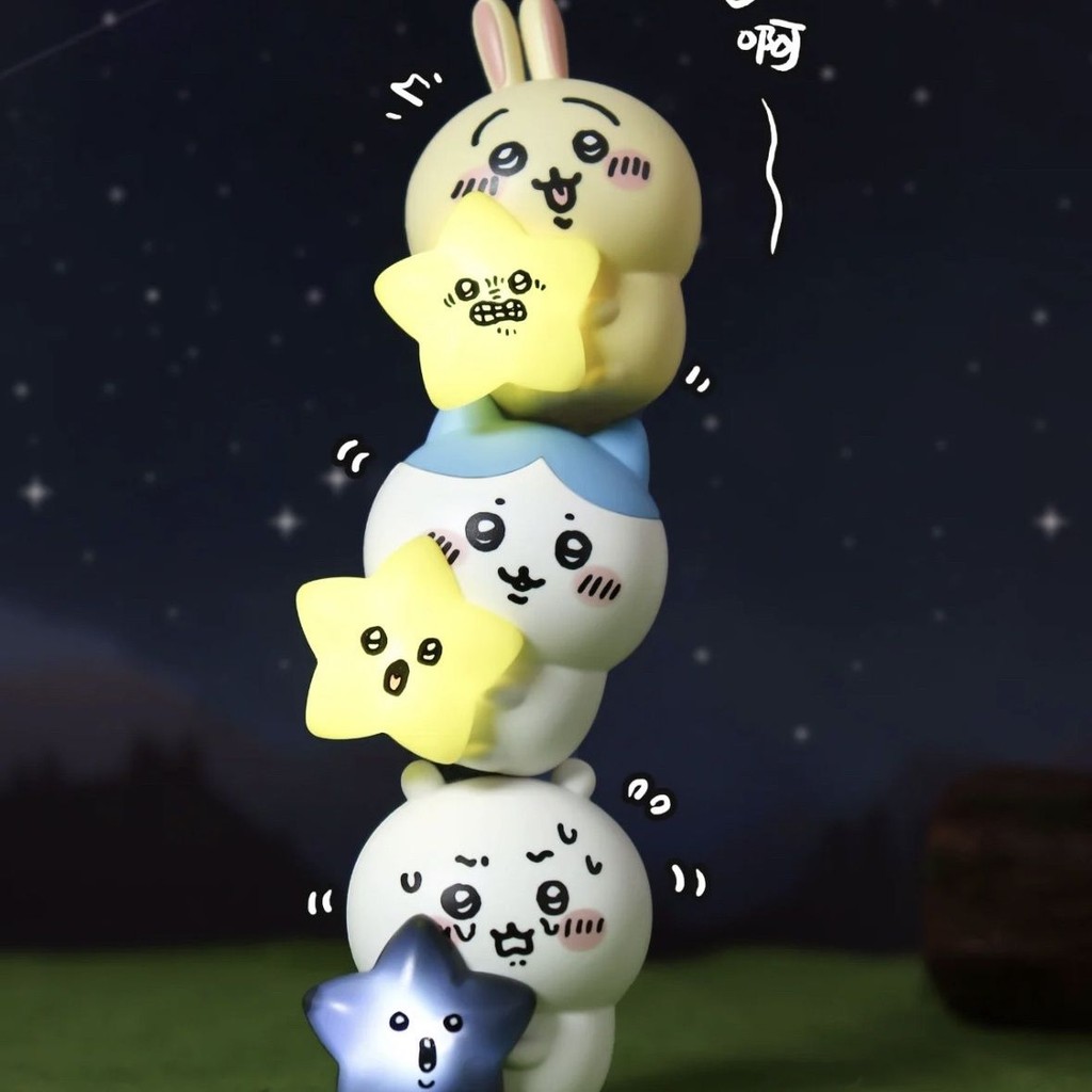 Usa 1 สินค้า #[ อัตราการสรรเสริญ 94%] chikawa chikawa Luminous Star Light Self-Laughing Bear chikawa