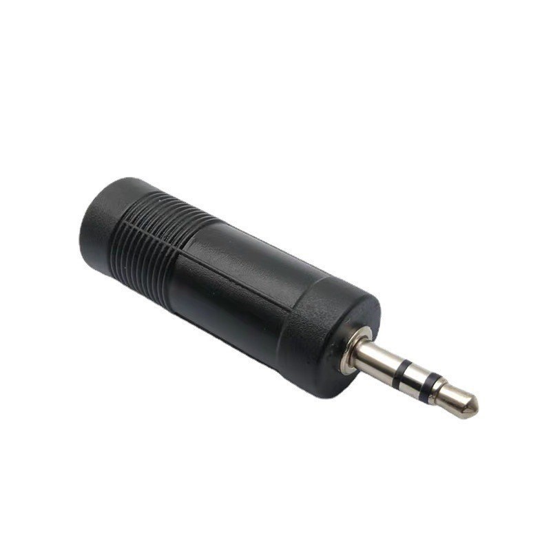 1ตัว ปลั๊ก TR STEREO ท้าย แจ็คโฟนไมค์ ตัวเมีย / แจ็คไมค์ ออก AUX 3.5 แจ็คต่อ ตัวแปลง MIC ไมค์ เป็น TR สเตอริโอ