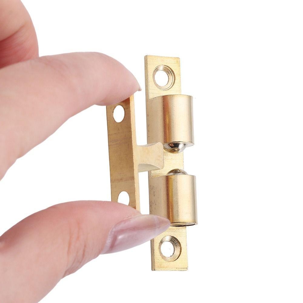 Hgougv656 1 ชิ้นลูกปัดล็อค,ทองเหลืองทองแดง Damper บัฟเฟอร์กันชนประตู,ทนทานคู่สปริงลูกเหล็ก 40/50/60/70 มิลลิเมตรประตูจับอุปกรณ์ฮาร์ดแวร์ - รูปที่ 3