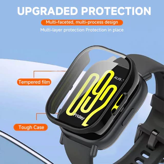เคสกระจกนิรภัย PC for Smartwatch Redmi Watch 5 Active ฟิล์มป้องกันหน้าจอกันกระแทก for Redmi Watch 5 Lite