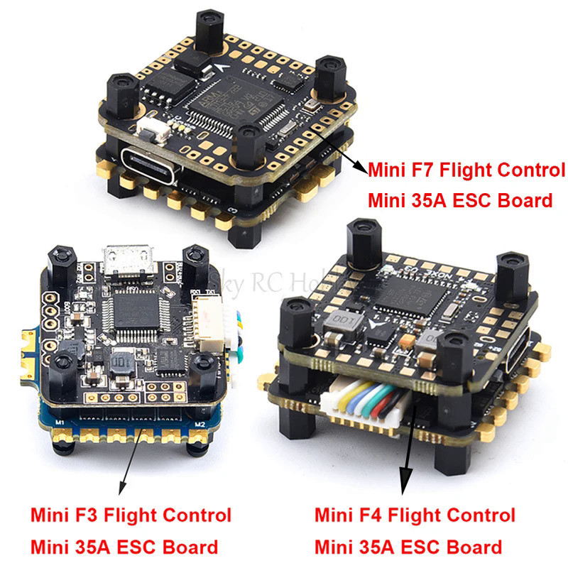 KS NOXE F4 V3 FC / F3 / Aocoda-RC F7 V1.0 Flight Controller/Mini 35A 4 In 1 ESC / XF5806 Flytower สำ