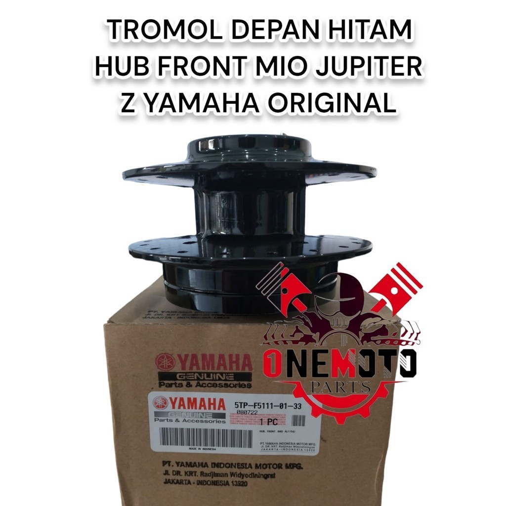 สีดําด้านหน้า DRUM FRONT HUB MIO JUPITER Z YAMAHA 5TP-F5111-01-33