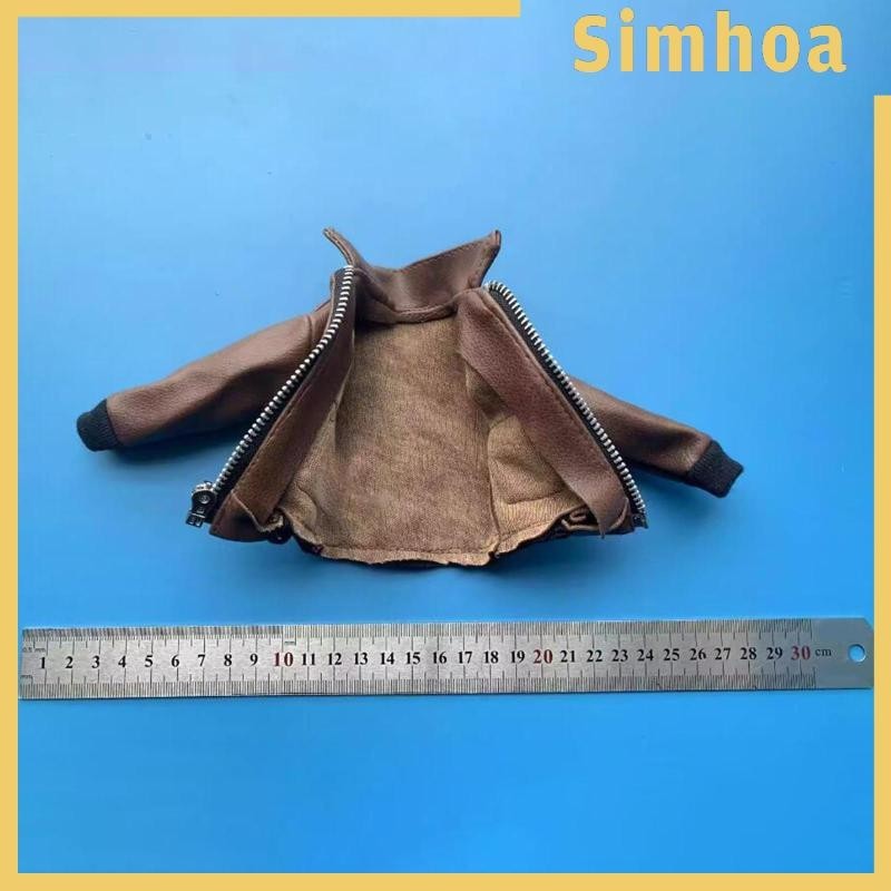 [SIMHOA] ชุดเสื้อแจ็กเก็ต หนัง PU สเกล 1/6 12 นิ้ว สําหรับตุ๊กตา