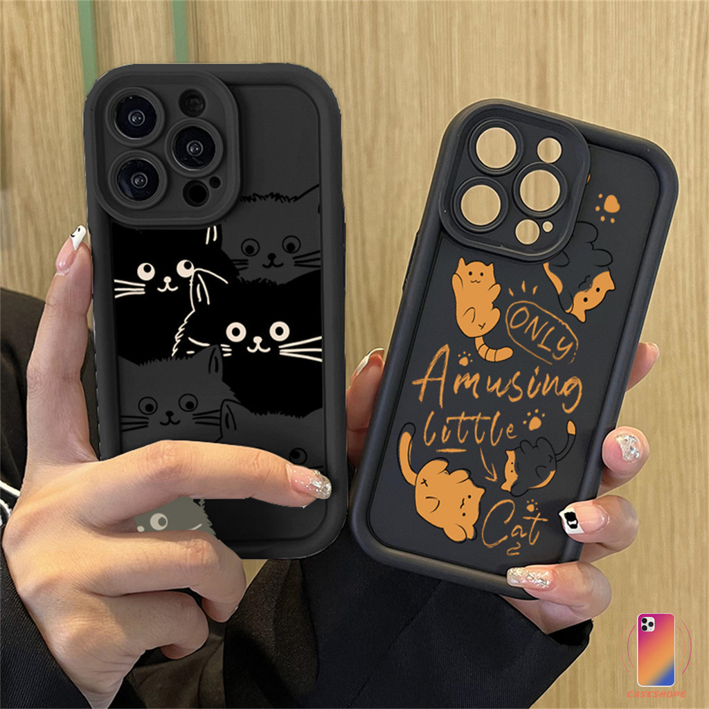 เคสโทรศัพท์มือถือ กันรอยเลนส์กล้อง ลายแมวอ้วนน้อย สําหรับ OPPO Reno 8T 6z 8z 7z 5Z 5 4 6 8 7 4G 5G L