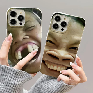 เข้ากันได้ iPhone 11 13 For เคสไอโฟน14 15 12 Pro Max X XS XR 6 7 8 14 15 Plus 12 13 MINI ตลกคนที่มีความสุข รุ่น เคสโทรศั