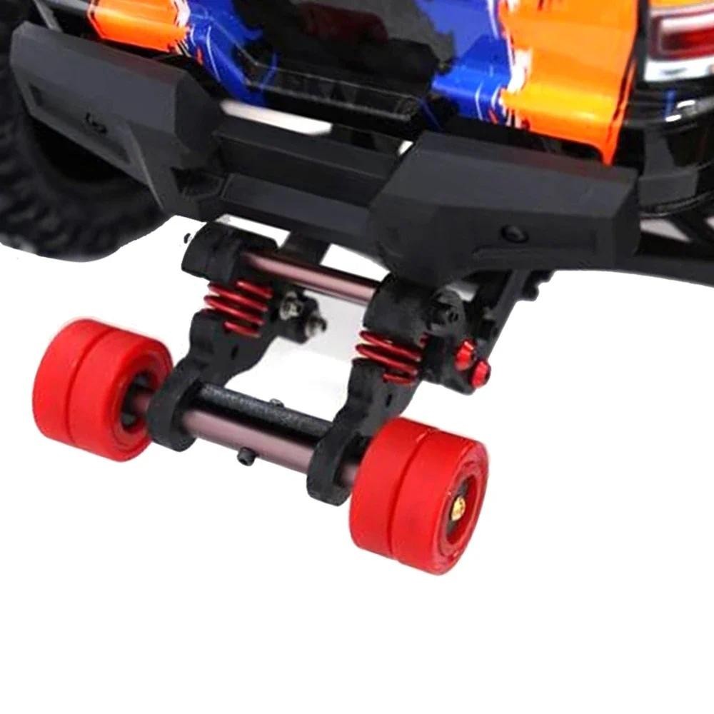 ไนลอนล้อคู่ Wheelie Raise Head Bar สําหรับ 1/10 Traxxas EREVO E-REVO 2.0 86086-4 RC รถอะไหล่