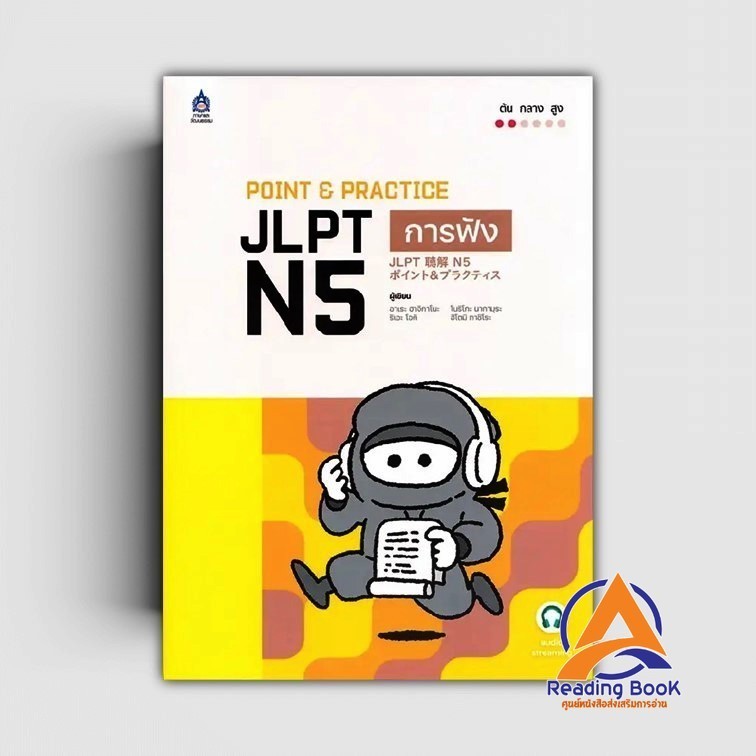 หนังสือ POINT & PRACTICE JLPT N5 การฟัง ฉ.Audio ผู้เขียน โนริโกะ นากามุระ,ฮิโตมิ ทาชิโระ, สนพ.ภาษาแล