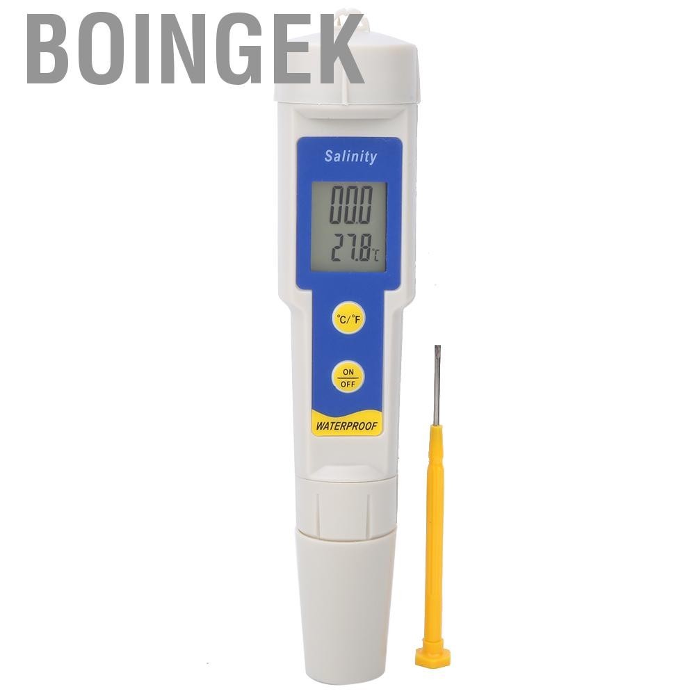 Boingek Salinity Analyzer Meter Portable Digital High Precision Testing Instrument industrial departments scientific research