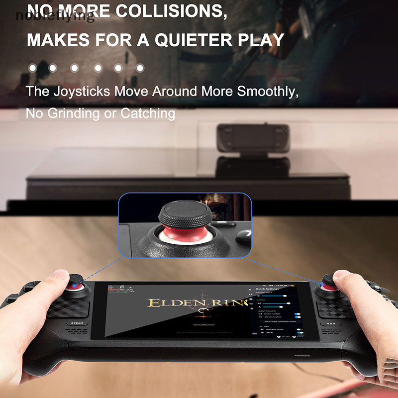 Nf แหวนยางซิลิโคน ยืดหยุ่น สําหรับจอยเกม PS5 PS4 Switch PRO nobleflying 12 ชิ้น