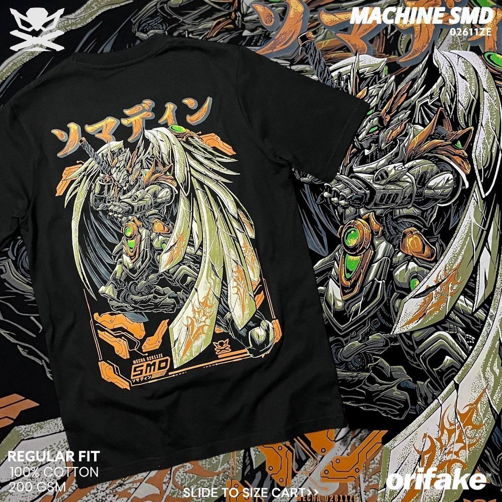 เสื้อยืด SMD MACHINE ORIFAKE Lelaki T เสื้อ Oversize S-3XL เสื้อยืดขนาดใหญ่