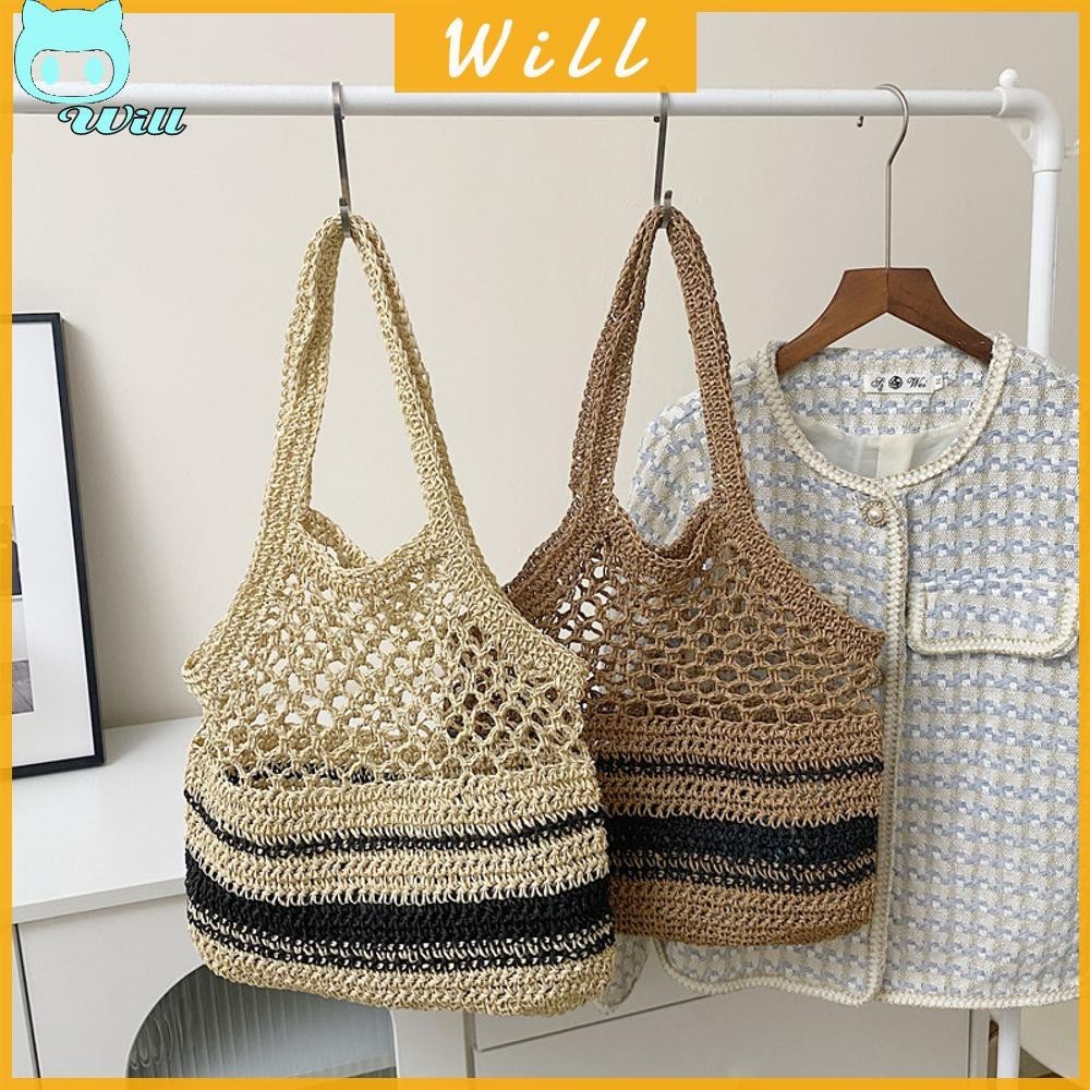 Will~ กระเป๋าถือลําลอง ความจุขนาดใหญ่ แฟชั่นฤดูร้อน สําหรับสตรี
