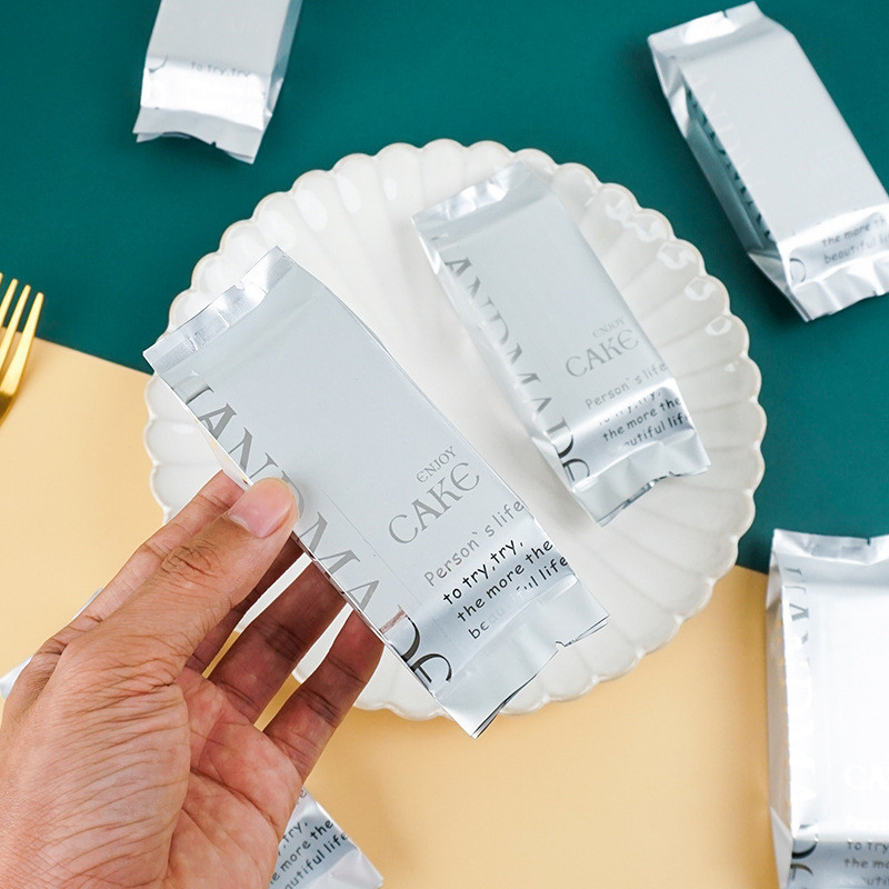 Bakery D'VER ❤️ ถุงซีลทาร์ตสับปะรดทองคำแท่ง  สีทอง สีเงิน แพคละ 48-50 ใบ ซองซีลใส่ขนมสีทอง ถุงซีลทองคำ - รูปที่ 6