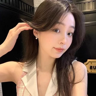 ต่างหูแบบหนีบ ประดับโบว์ ไข่มุก ไม่ต้องเจาะ Cey623
