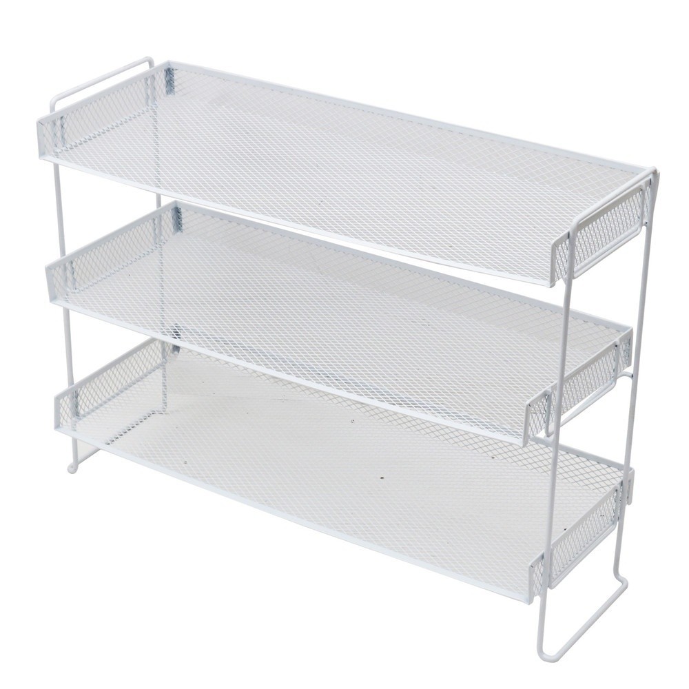 Shopping Idea HAWDD ชั้นวางรองเท้า 3 ชั้น 3SR01 W77xL26.5xH57.5cm สีขาว ฮิตติดเทรน