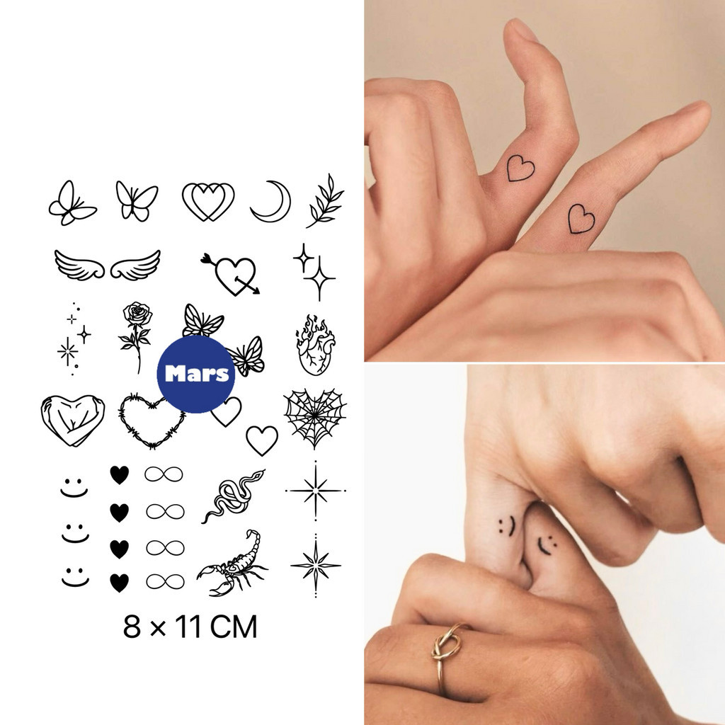 Mars Tattoo NEW Technology_magic รอยสักชั่วคราว คงทนนาน 2 สัปดาห์ แบบกึ่งถาวร สติกเกอร์รอยสัก สักปลอม ดีไซน์หลากหลาย