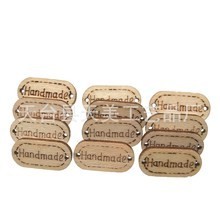 แผ่นไม้ธรรมชาติ ทรงวงรี ขนาด 24X12 มม. แฮนด์เมด 100 ชิ้น - รูปที่ 7