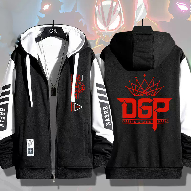 Kamen RIDER GEATS DGP เสื้อกันหนาวแขนยาว มีฮู้ด พิมพ์ลายอนิเมะญี่ปุ่น 3D มีซิป แฟชั่นฤดูใบไม้ร่วง สํ