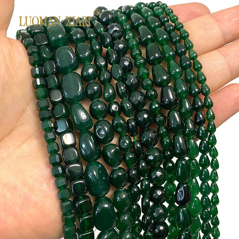 2 3 4 มม.Faceted รอบ Chalcedony หินธรรมชาติ Spacer ลูกปัดสําหรับเครื่องประดับทํา Diy สร้อยข้อมืออุปกรณ์เสริม