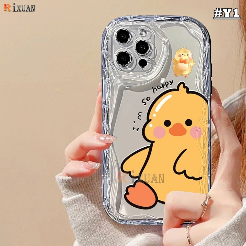 เคสโทรศัพท์มือถือแบบนิ่ม ลายเป็ดน้อย 3D สีเหลือง พร้อมตุ๊กตา สําหรับ Redmi Note 13 Pro 13C 12 A2 A1 12C 10 10C 10A 9C 9A 9T Note 12 Pro 11 11S Note10 10s Poco X5 5G M3 X3 C40 C55 Rixuan - รูปที่ 6