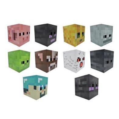 หน้ากากคอสเพลย์ Minecraft แบบแข็ง ไม่เสียรูปง่าย