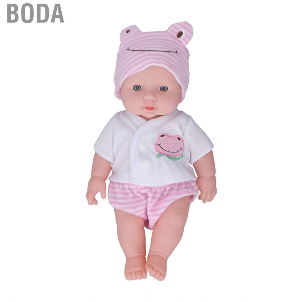 Boda ตุ๊กตาทารกเหมือนจริง 11.8 นิ้วซิลิโคนอ่อนนุ่มรีบอร์นสำหรับการเล่นตามบทบาท