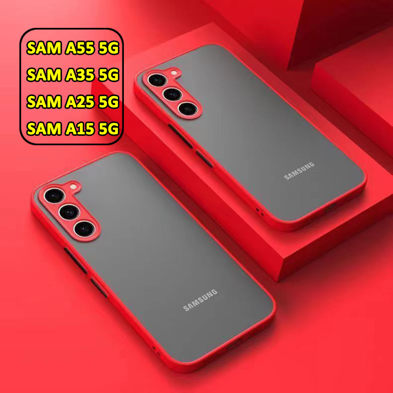 Case For Samsung Galaxy A06 A16 A36 A56 A05 A05S A55 5G / A35 / A25 / A15 5G เคสโทรศัพท์มือถือ ซิลิโคนนิ่ม ผิวด้าน 025