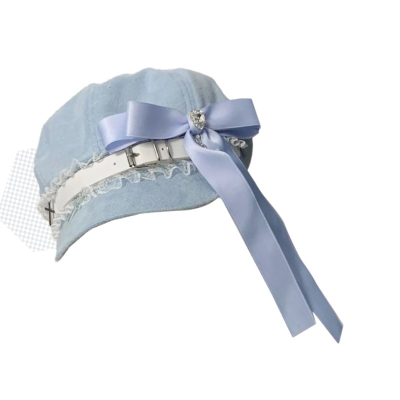 Alia Traveling Beret Hat หมวกเบสบอลสไตล์ญี่ปุ่นสําหรับวัยรุ่นกลางแจ้ง Sunproof - รูปที่ 4