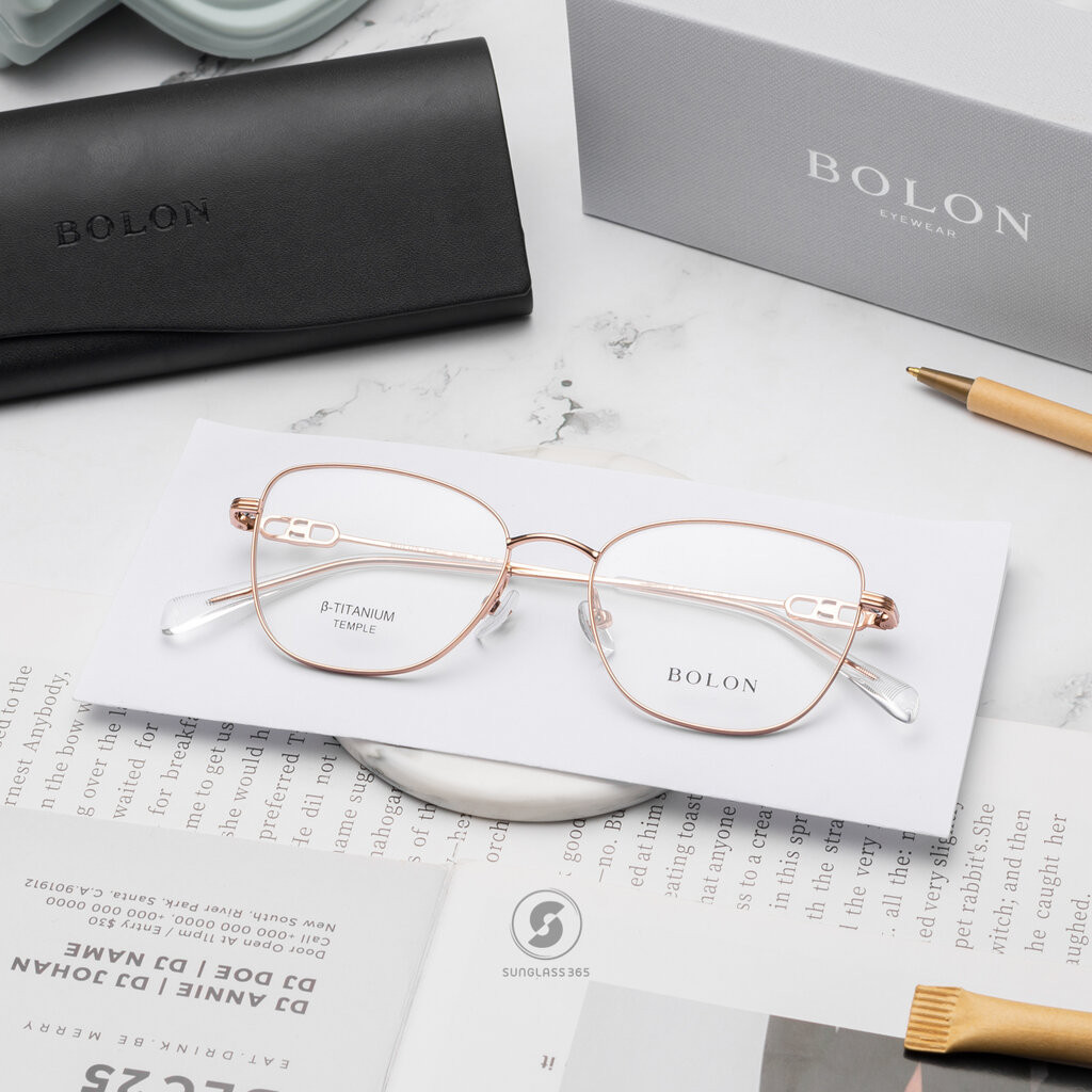 แว่นสายตา BOLON รุ่น BH7008 B30 Rose Gold