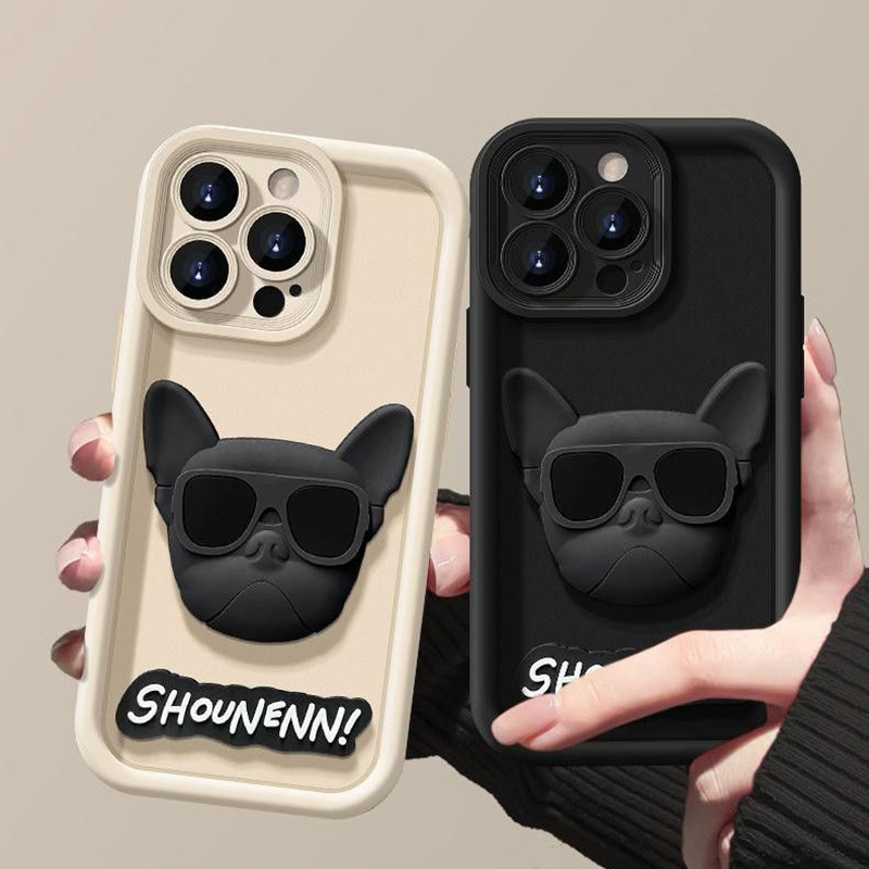 เคสโทรศัพท์มือถือ ปิดด้านหลัง ลายบูลด็อก 3D สําหรับ Samsung Galaxy S24 S23 Ultra S23 FE A54 A34 A14 A05 A15 A05S A33 A53 A52 A52S A35 A55 A32 A23 S22 S21 Plus S20 S21 FE A13