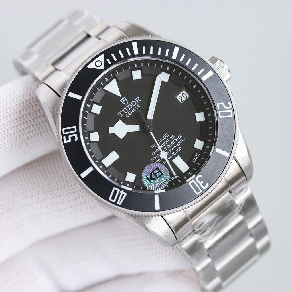 Tudor ZF Factory Qi Chen series Swiss Automatic Motion Mirror ขนาด 39mm 904 สร้อยข้อมือเหล็ก