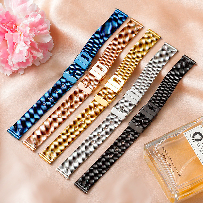 สายนาฬิกาข้อมือ สเตนเลส 10-22 มม. 20 มม. 22 มม. 10 12 14 16 18 20 22 สีสดใส สําหรับ DW Classic