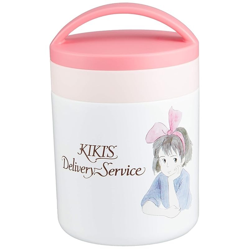 【Direct from Japan】Skater 保冷 保温 スープジャー 300ml 魔女の宅急便 キキ 水彩 スタジオジブリ LJFC3 translates to "Skater Thermal Soup Jar 300ml Kiki's Delivery Service Watercolor Studio Ghibli LJFC3" in English.