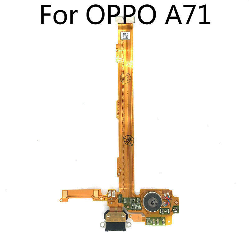 สําหรับ Oppo A71 พอร์ตชาร์จ USB Charger Connector Flex Cable ไมโครโฟนพร้อมอะไหล่ซ่อมสั่น