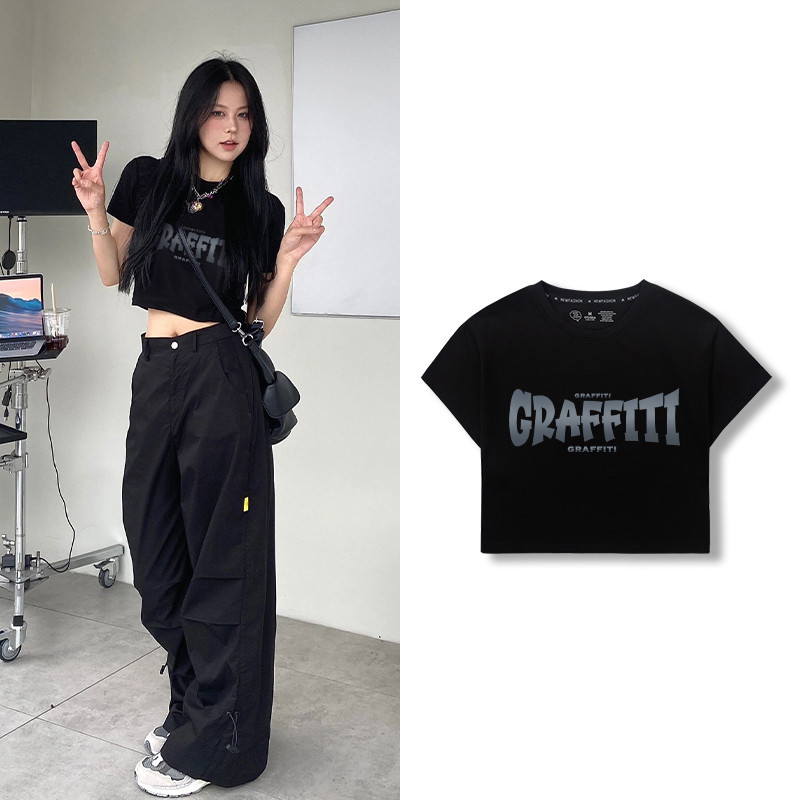 （พร้อมส่งจากกทม มาถึงใน 2วัน）เสื้อครอปแขนสั้น ผ้าคัตคอน นิ่มใส่สบาย #แขนสั้น 100%Cotton T-shirt เสื้อยืดผู้หญิง