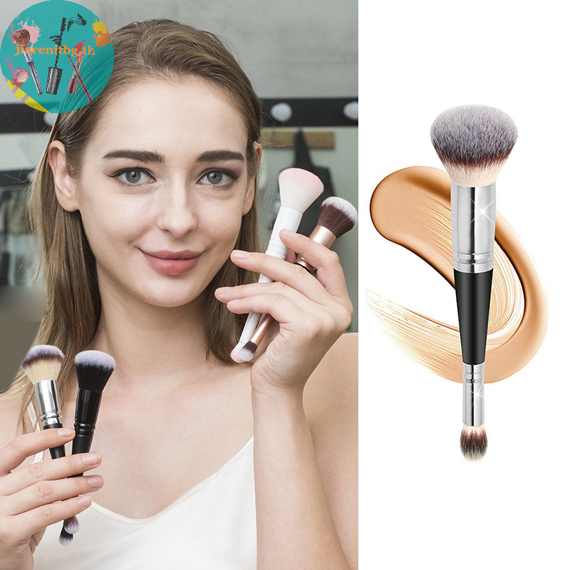 Renbg 2 In 1 แปรงแต่งหน้า แปรงรองพื้น แปรงคอนซีลเลอร์ แปรงปัดแก้ม แปรงปัดแก้ม แปรงเครื่องสําอาง TH