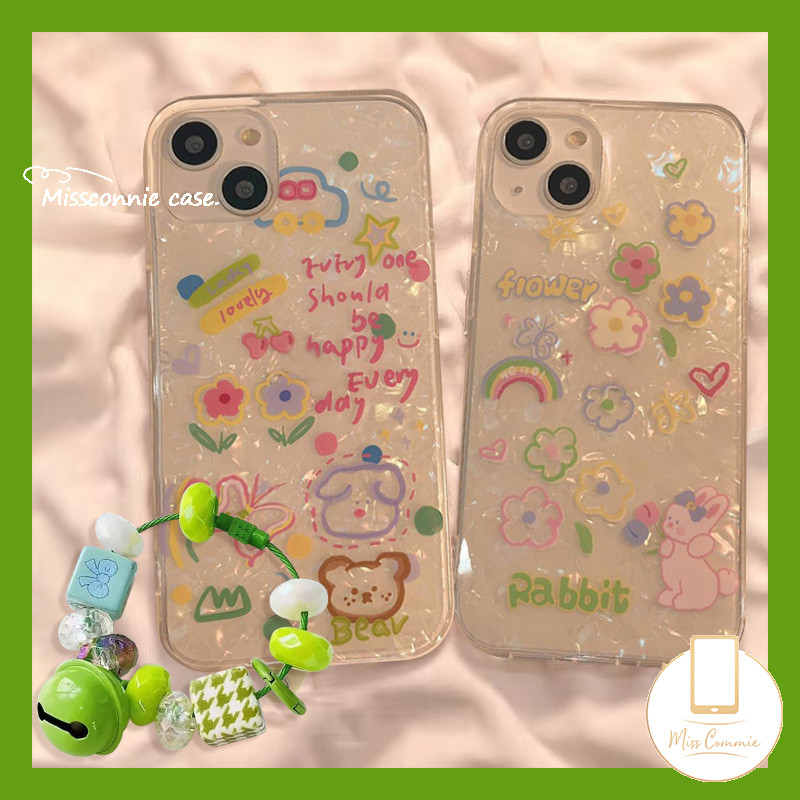สร้อยข้อมือเลเซอร์ ลายกระต่าย หมี ลูกสุนัขน่ารัก สําหรับ Oppo A38 A57 A58 A18 A12 A17 A76 A78 A15 A77 A53 A95 A96 A16 A16s A5s A9 A16K A74 A7 A54 A31 A92 A33 A17K A5 A3s Reno 5F 6 4F 5 เคสใส่บัตร