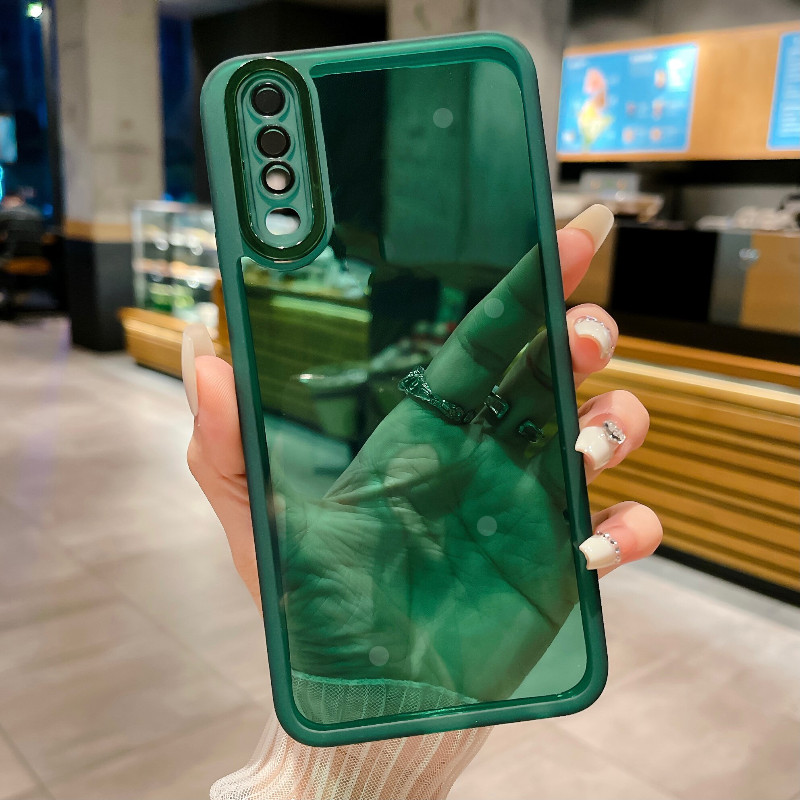 เคส Samsung a30s A50 SM-A307F SM-A307FN SM-A307G SM-A307GN SM-A307GT กล้องเลนส์ป้องกันฟิล์มไฟฟ้าโปร่