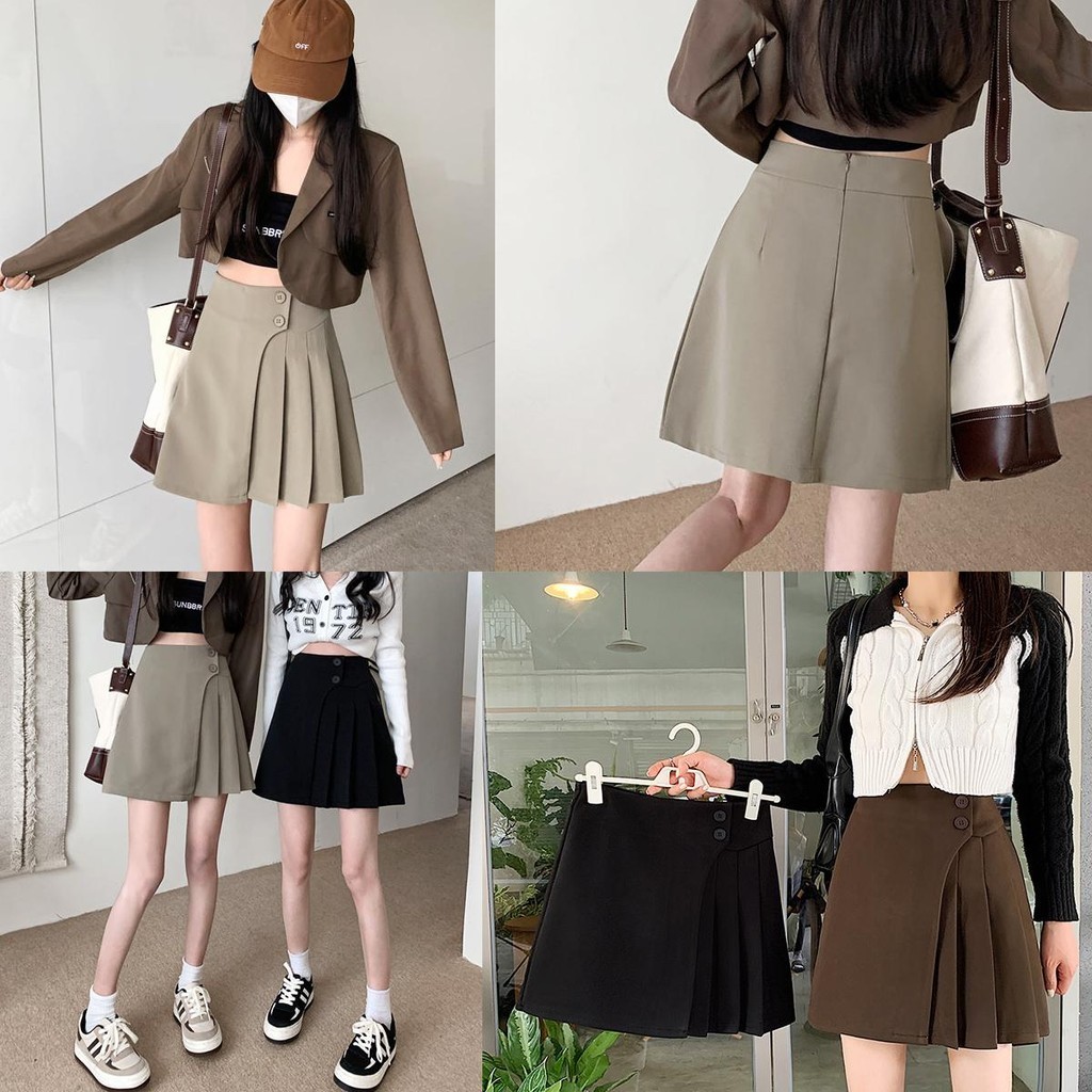 MIMI&DIDI.กระโปรงทรงเอน่ารักสไตล์เกาหลีมาก กำลังมามีซับในด้วย#8814