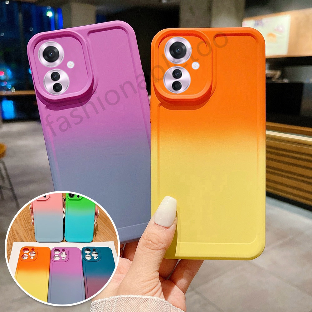 เคสโทรศัพท์ซิลิโคน TPU แบบนิ่ม ไล่โทนสี กันกระแทก สําหรับ Oppo Reno 11 pro 11pro Reno11 pro Reno11pro Reno 11 F Reno11 F Reno11F CPH2603