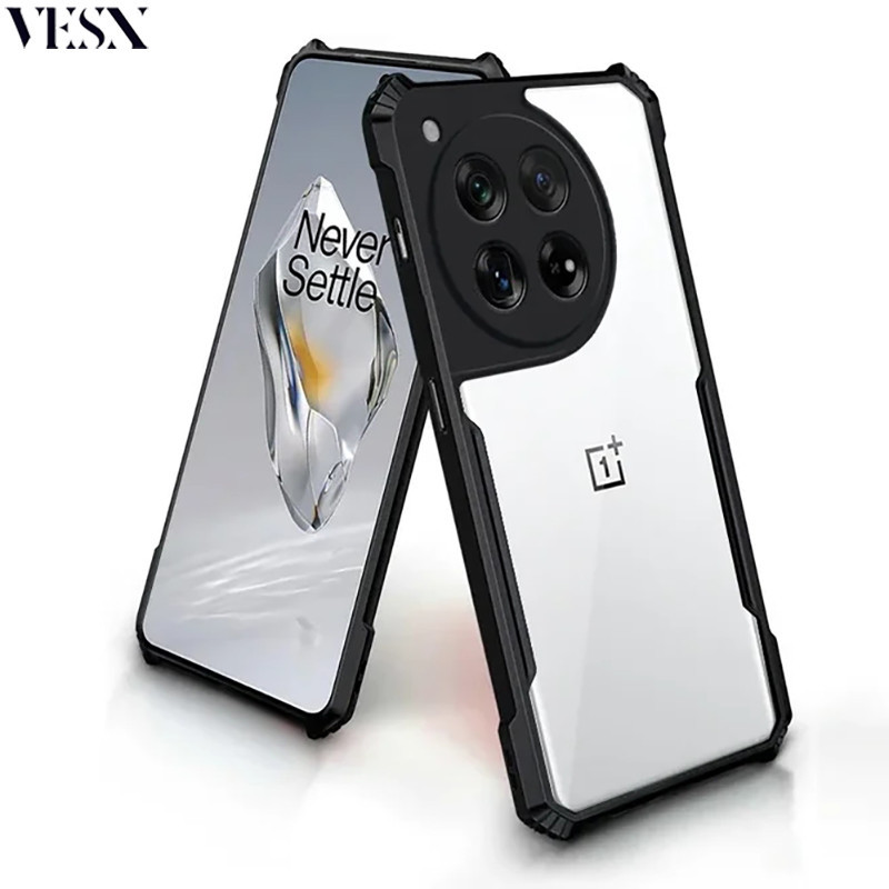 เลนส์กล้องหุ้มเกราะอะคริลิคใสป้องกันกรณีโทรศัพท์สำหรับ OnePlus 13T 12 11 10R 10T 9 9R 9RT 8 8T 7T Pr