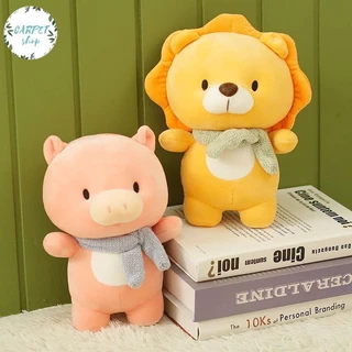 งานคุณภาพดี 📦 ตุ๊กตาของขวัญ ตุ๊กตาลายสัตว์ ตุ๊กตา มีให้เลือกหลายลาย ยัดนุ่นแน่น น่ารักน่ากอด ราคาถูกที่สุด!!!